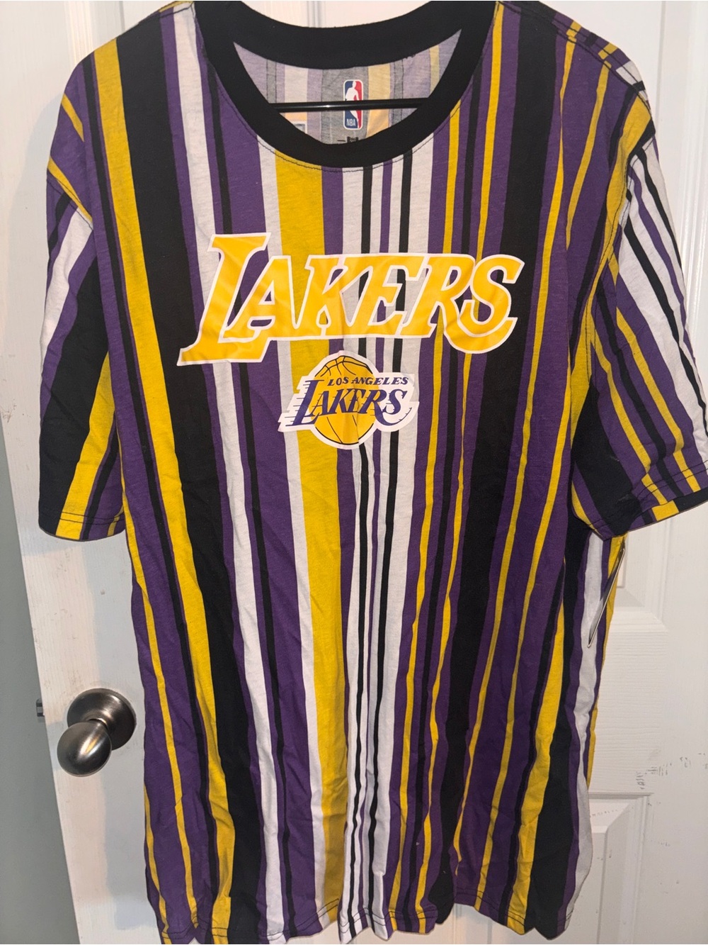 NBA Los Angeles Lakers Graphic Tee - Purple, Gold, Black & White